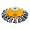 Brosse métallique torsadé conique avec écrou