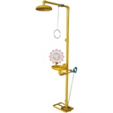 Douche pour lavage oculaire en acier galvanisé