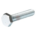 Vis tête hexagonale filetage complet acier galvanisé 4.8 de M4 à M8 