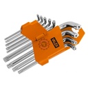 Jeu de 9 clés Torx® VALEX