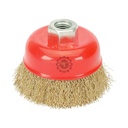 Brosse conique en acier ondulé
