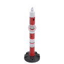 Poteau Conique 110 mm zeplin (double réfléchissant)