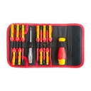 Trousse 11 tournevis isolée 1000V