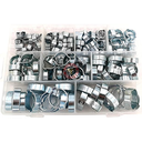 Coffret assortiment de 175 colliers de serrage A 2 oreilles 5-27