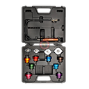 kit de diagnostic radiateur universal aluminium 14 pièces