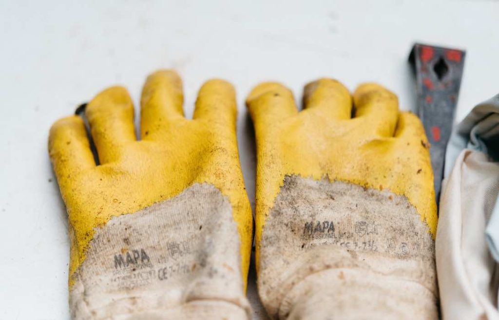 5 étapes gants usés epi équipement de protection individuelle technoquip tunisie