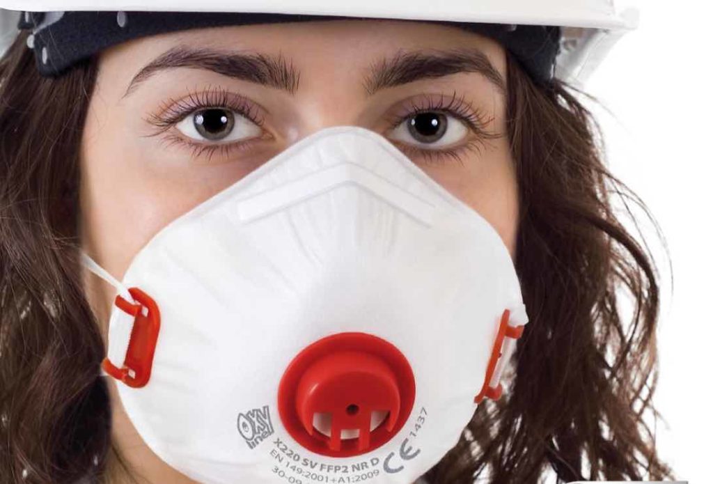 Masque respiratoire ant poussière oxyline tunisie EPI equipement de protection individuelle technoquip