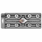 Jeu de 9 filières cztool tunisie coupe outil perçage fraisage taraudage technoquip distribution