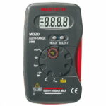 Multimètre M320 Mastech testeur courant Tunisie technoquip distribution phase réseau ohm volt ampère