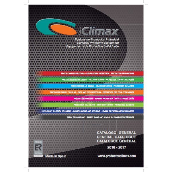 catalogue climax tunisie technoquip distribution epi équipement de protection individuelle masque harnais de sécurité anti-chute