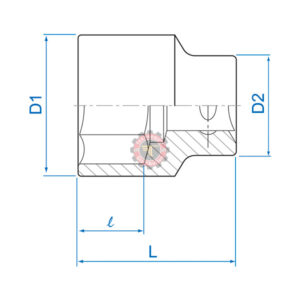 Douille standard métrique 6 pans 3/4" tunisie