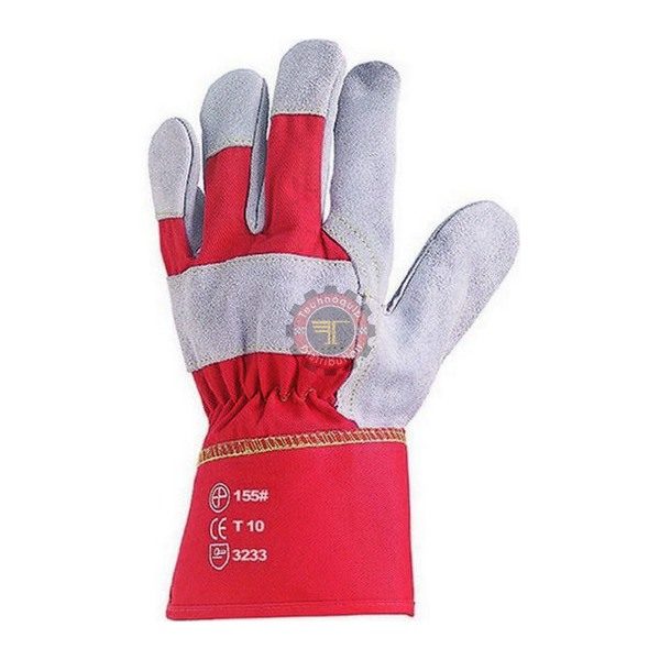 Gants dockers cuir croute de vachette tunisie