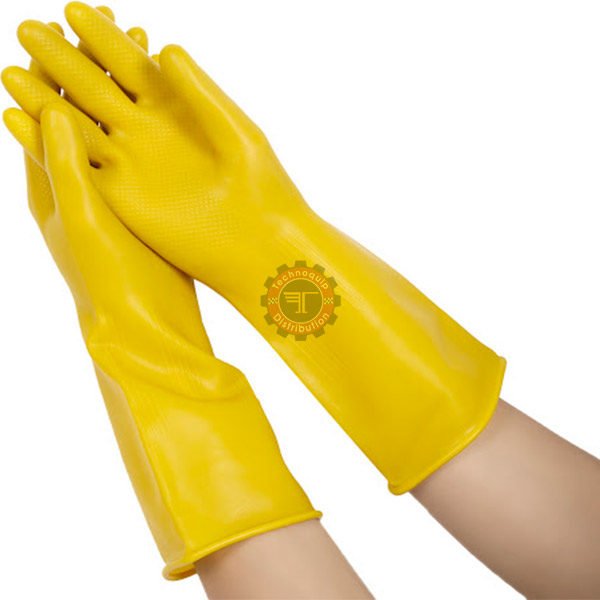 Gants en caoutchouc floqué tunisie