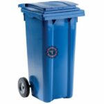 conteneur poubelle 120 l bleu environnement tunisie Technoquip hygiène industrielle