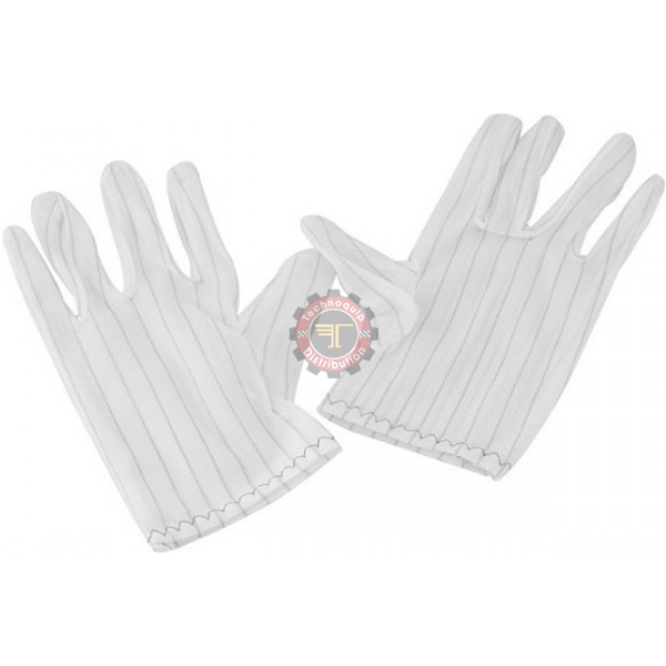 Gants polyester rayés antistatique tunisie