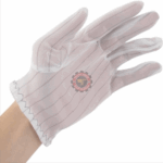 Gants polyester rayés antistatic tunisie