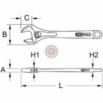 Clé à molette KS Tools tunisie
