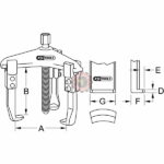 Extracteur hydraulique universel à 3 griffes tunisie