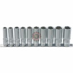 Rail de 10 douilles longues 6 pans 1/2'' tunisie