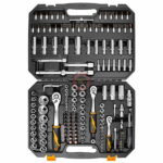 Jeu de 175 pièces pour cliquet 1/2" 3/8" & 1/4" CR-V tunisie