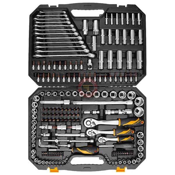 Jeu de 216 pièces pour cliquet 1/2" 3/8" & 1/4" CR-V tunisie