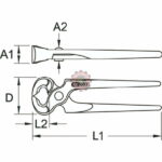 Tenaille russe 8'' KS Tools tunisie