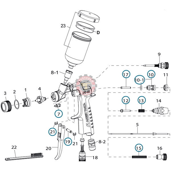 Pistolet SPOT REPAIR LPH-80 tunisie