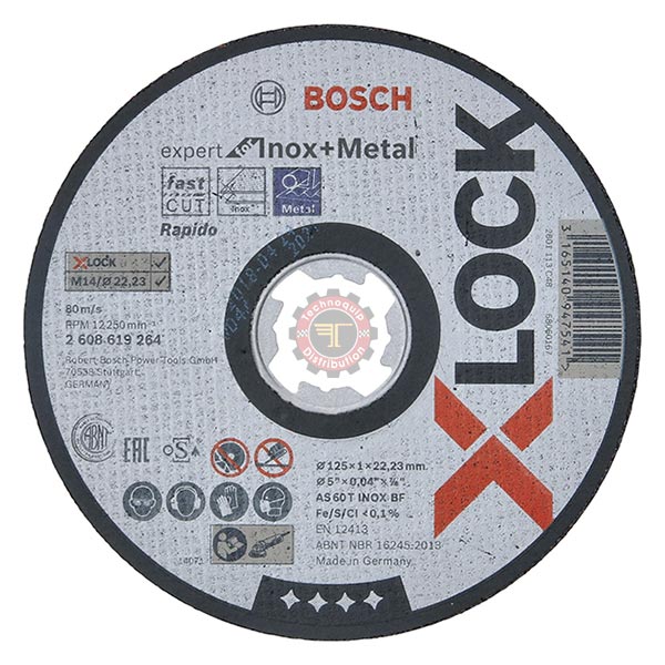Disques à tronçonner X-Lock Metal & Inox tunisie