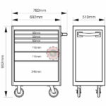 Servante 6 tiroirs 174 outils BAHCO tunisie