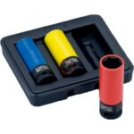 Jeu de douilles à chocs 1/2" pour roues de 17-19 & 21mm tunisie