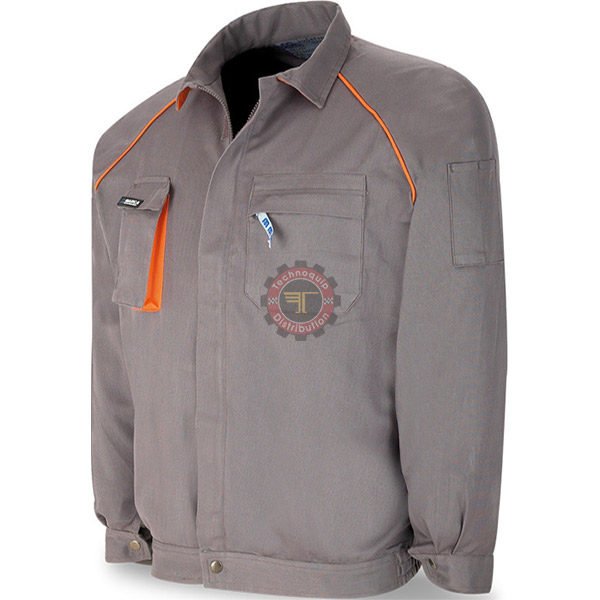 Veste en coton gris 488-CG SupTop tunisie