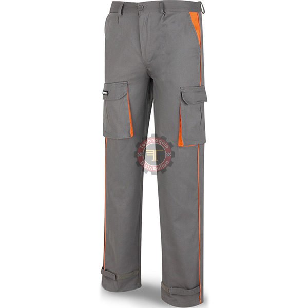 Pantalon en coton gris 488-PG SupTop tunisie