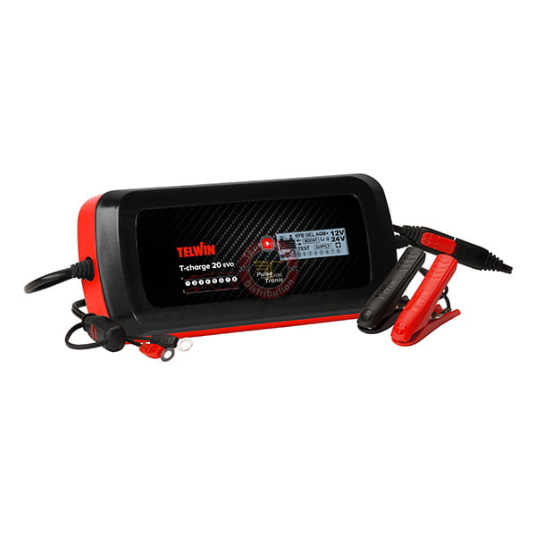 Chargeur démarreur de batterie sur roues 570A en 12V et 24V - Bahco