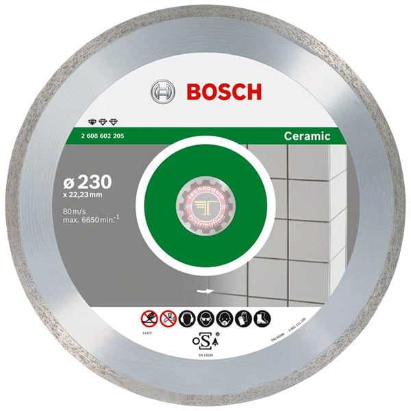 Disque à tronçonner diamanté Ceramique 22.23 mm Bosch
