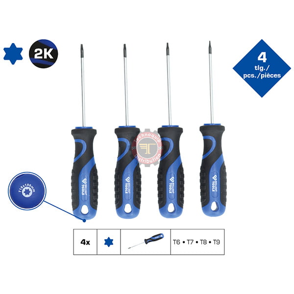 KS Tools - Tournevis ULTIMATE TORX®, T6 - lame 100 mm