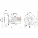 Pompe centrifuge en fonte ACmB2 LEO tunisie