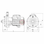 Pompe centrifuge multicellulaire en fonte 2ACm LEO tunisie