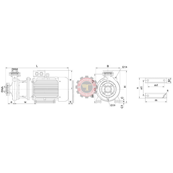 Pompe centrifuge normalisée en fonte XST(>7.5 kW) LEO tunisie