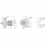 Pompe centrifugeuse normalisée en fonte XST (