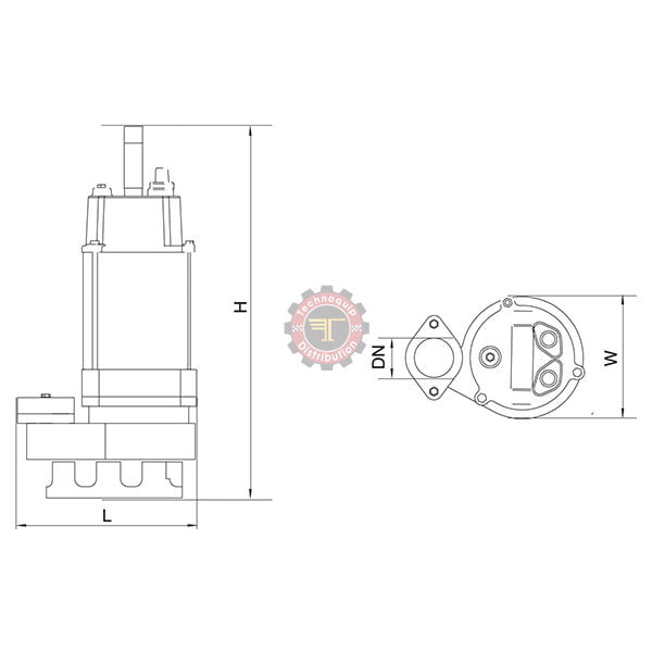 Pompe de relevage tout inox XSP/S ( > 0.5 kW) LEO tunisie