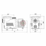 Pompe piscine XKP-06 (>1.0kW ) LEO tunisie