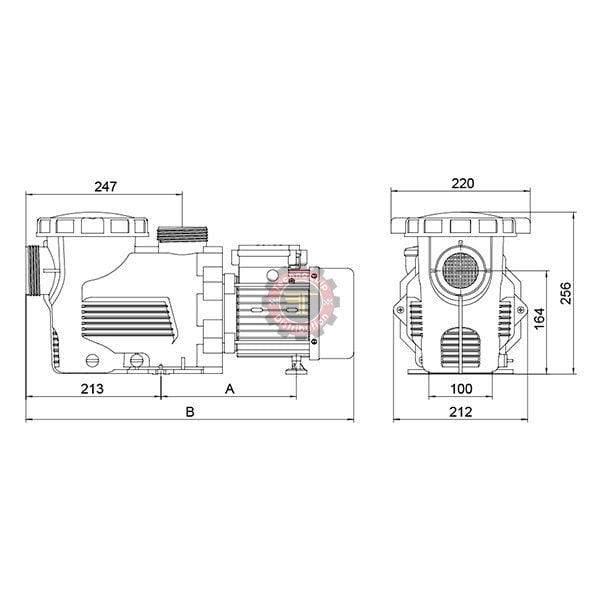 Pompe piscine XKP-06 (>1.0kW ) LEO tunisie