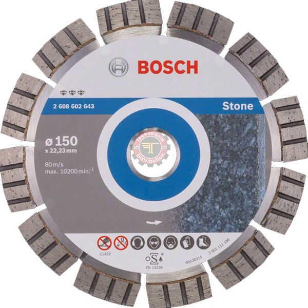 Disque tronçonner diamanté for Stone Bosch