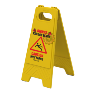 Panneau Chevalet Sol Glissant Avertissement PPC ZT5002 zeplin