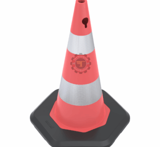 Cône signalisation PVC double réfléchissant zeplin