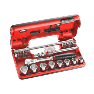 Coffret DBOX douilles 3/8" 6 pans métrique JL.DBOX1PB