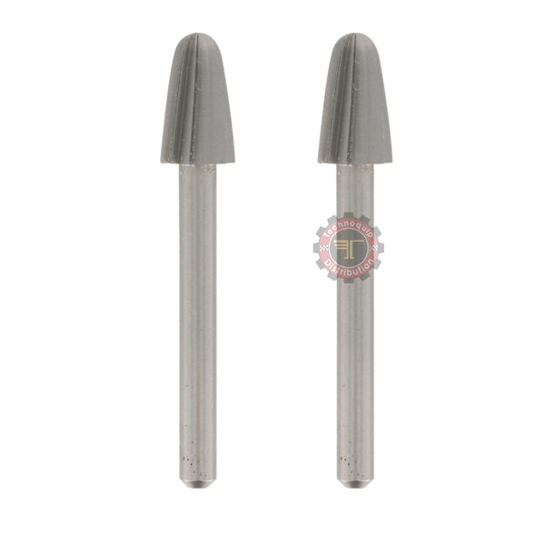 Lot de 2 fraises haute vitesse Dremel 117 6,4 mm 26150117JA