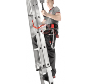Longe 20 cm Double mousquetons 60 mm en inox à vis SLS LAN0.2