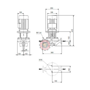Pompe centrifuge TP 65-210/2 tunisie