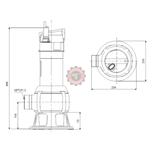 Pompe de relevage AP50B tunisie